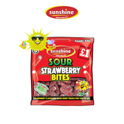 Sunshine Sour Strawberry Bites 120g