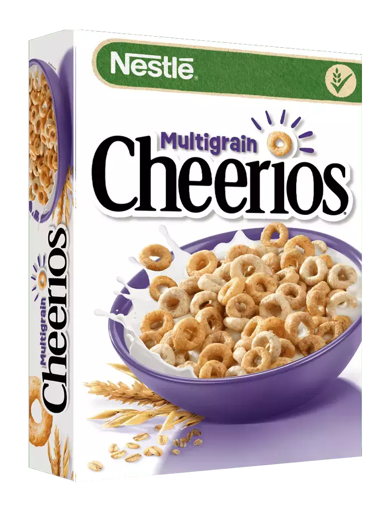 Nestle Cheerios Multigrain Cereal 390g cheerful little O's