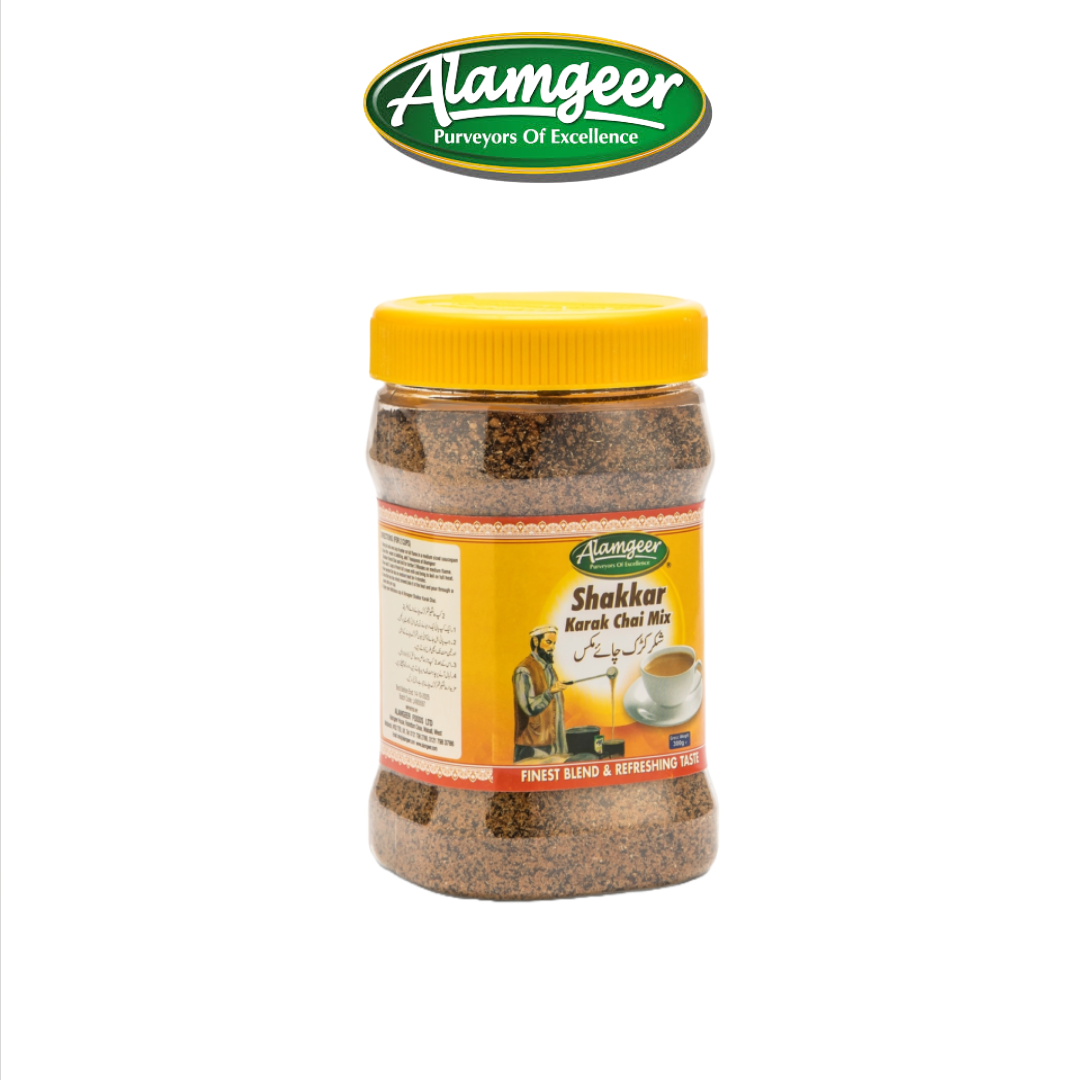 Jar of Alamgeer Shakkar Karah Chai Mix - watan superstore
