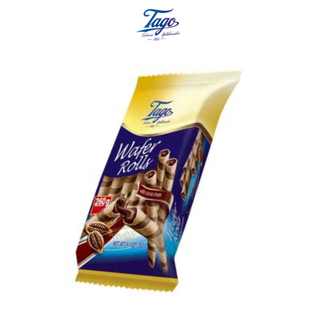 Tago Wafer Rolls - 3 Flavours (260g)