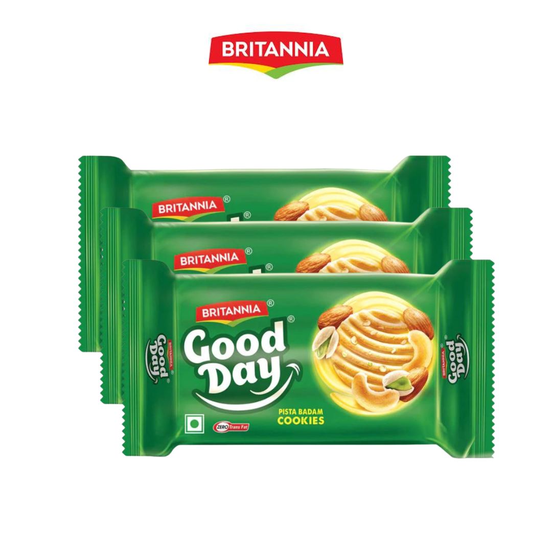 Britannia Pistachio & Almond Cookies -  ( 3 for £1.29)