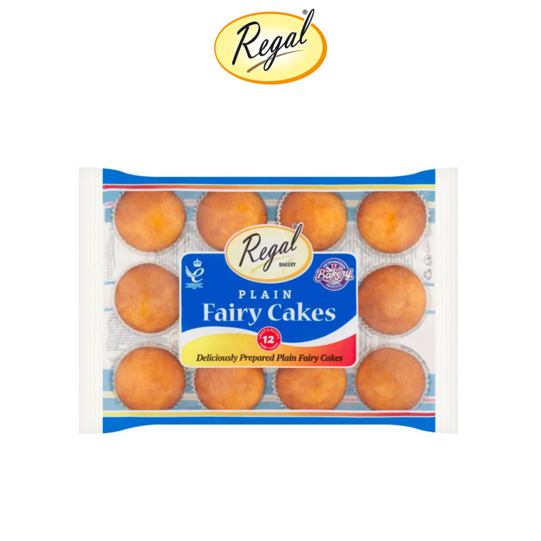 Regal 12 Plain Fairy Cakes – 280g
