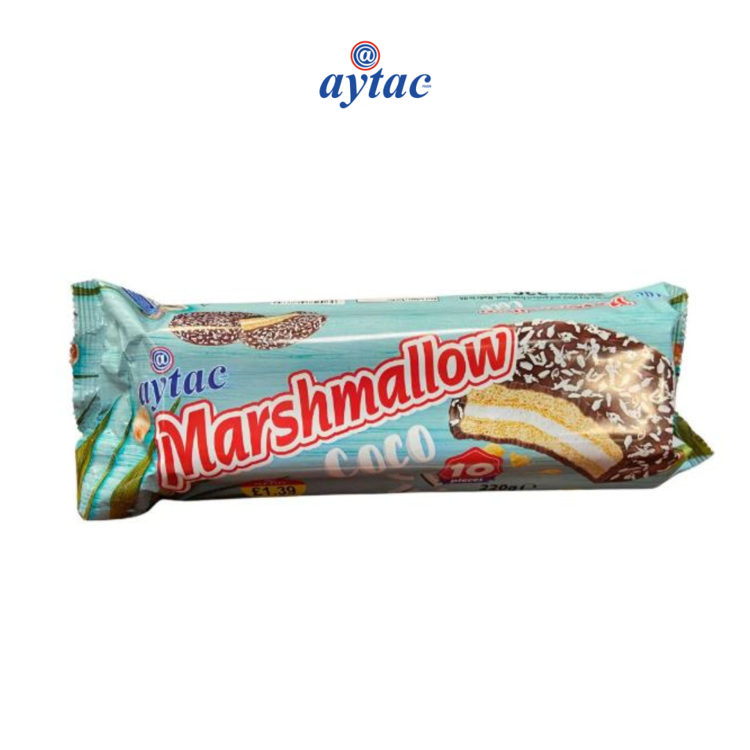 Aytac Marshmallow Sandwich Coconut – 220g