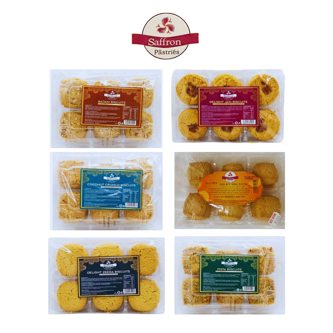 Saffron Delight Biscuits (Multiple Flavours)