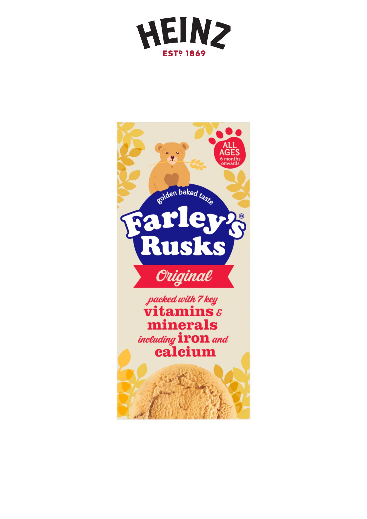 Farley's Rusks Original Baby Food Snacks – 150g