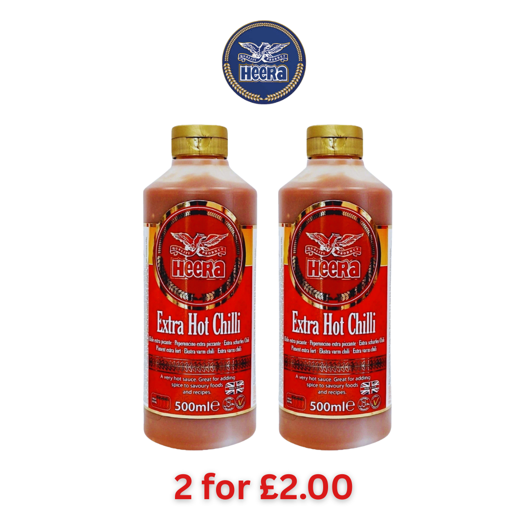 Heera Extra Hot Chilli Sauce 500ml
