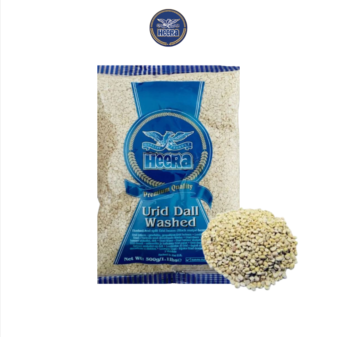 Heera Urad Dal Washed - 500g | Split & Skinned Black Gram