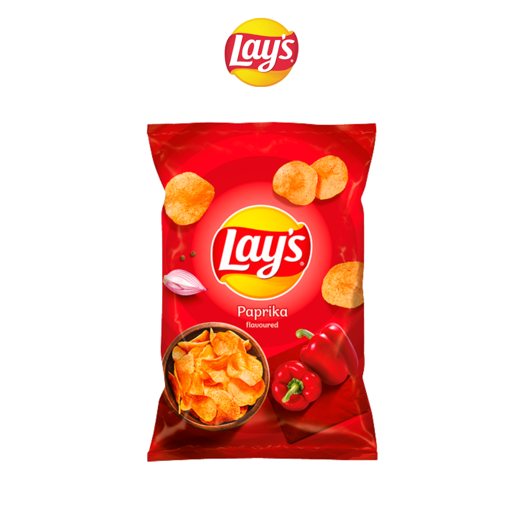 Lays Paprika Flavoured Crisps 130g