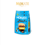 Mokate 2in1 coffee package on a white background