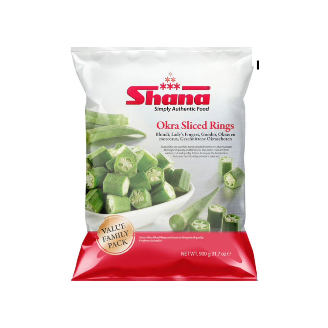 Shana Sliced Okra Ring 900g