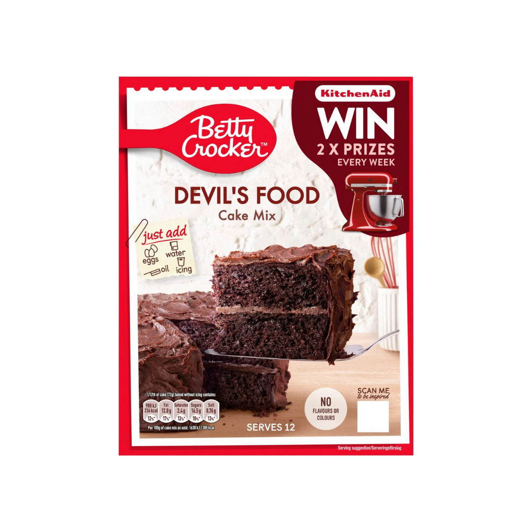 Betty Crocker Devil's Food Chocolate Cake Mix