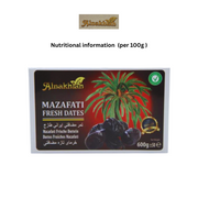 Alnakhlah Mazafati Fresh Dates 600g