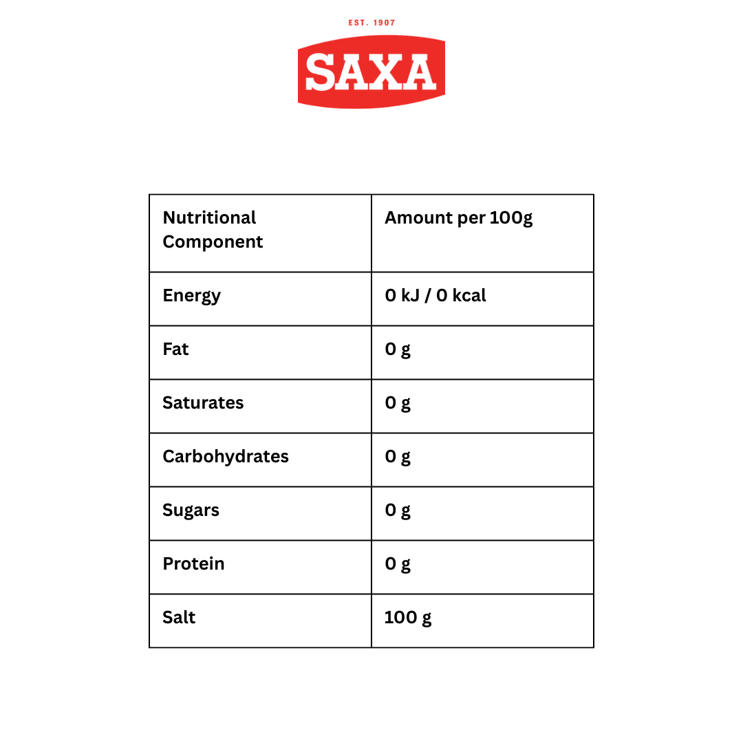 Saxa Fine Salt 1.5kg