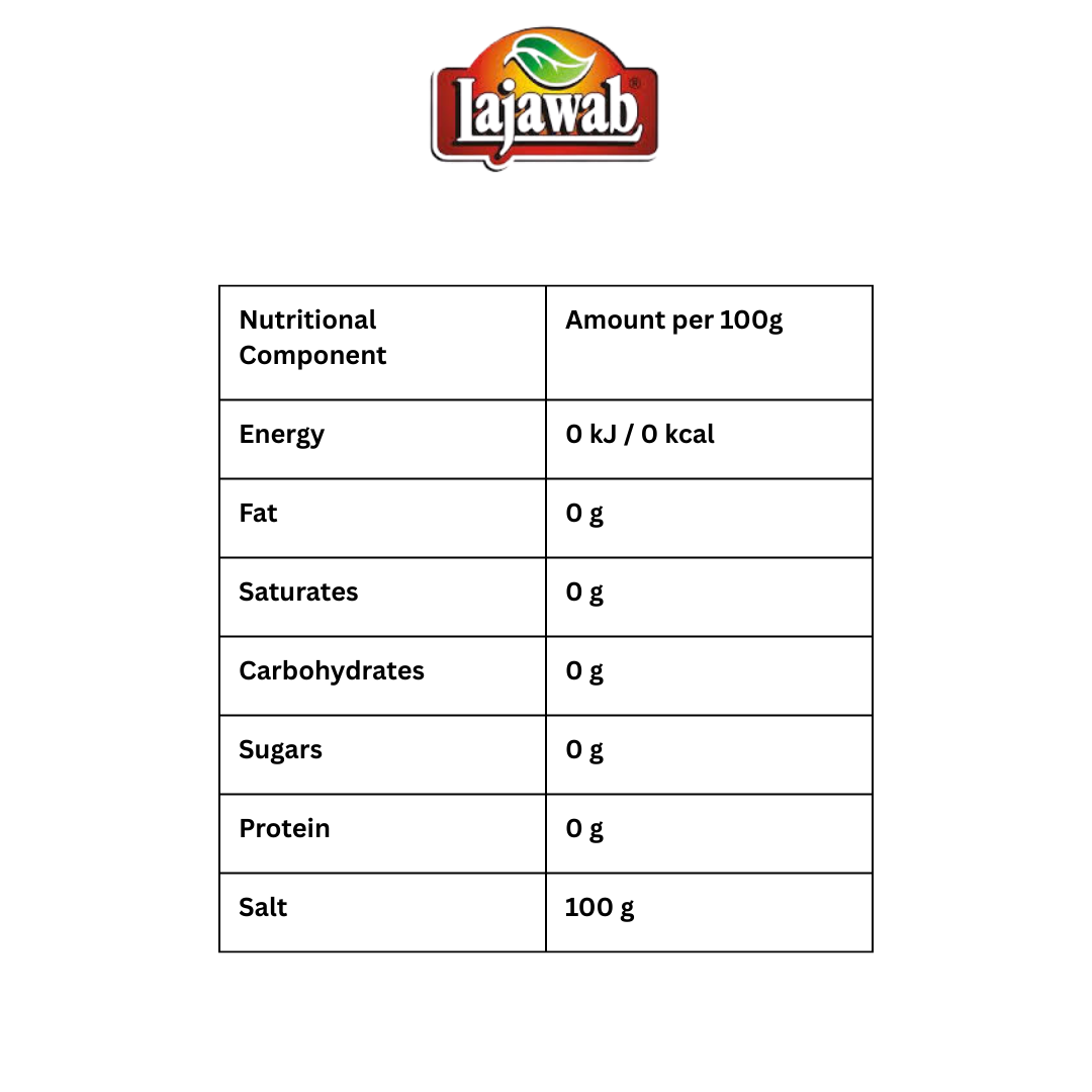Lajawab Rock Salt – Crushed 1kg