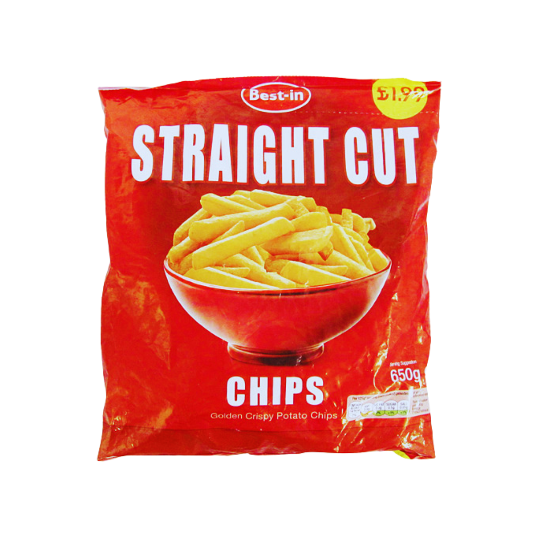 Best In Straight Cut Chips 650g