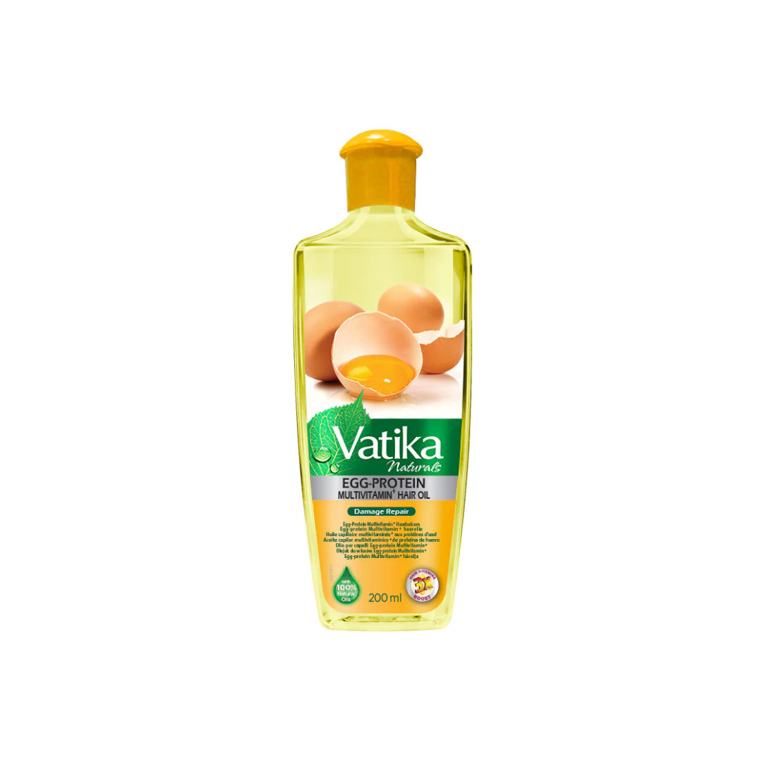 Vatika Naturals Multivitamin Egg Protein Hair Oil 200ml