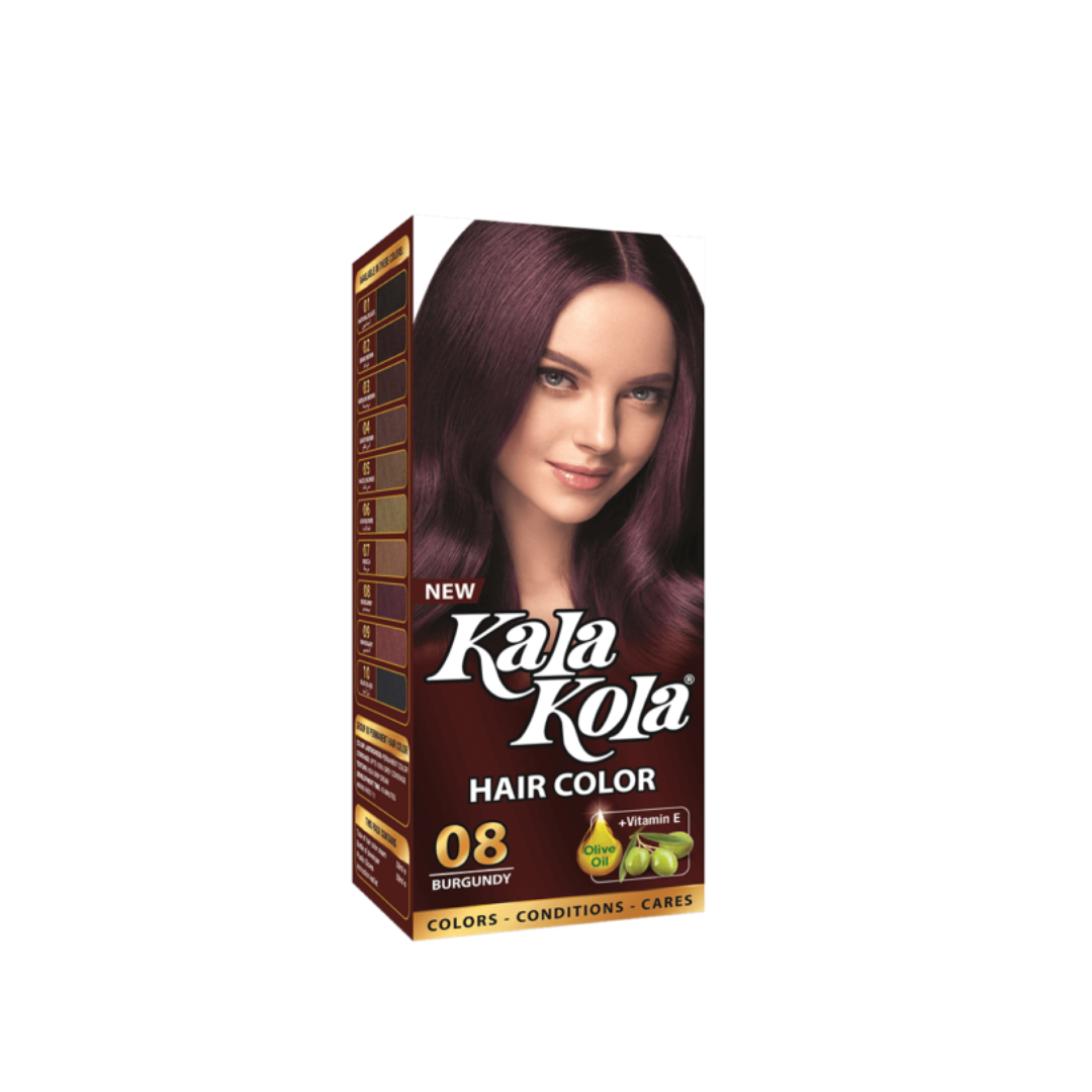 Kala Kola Burgundy Hair Colour (Shade 08)