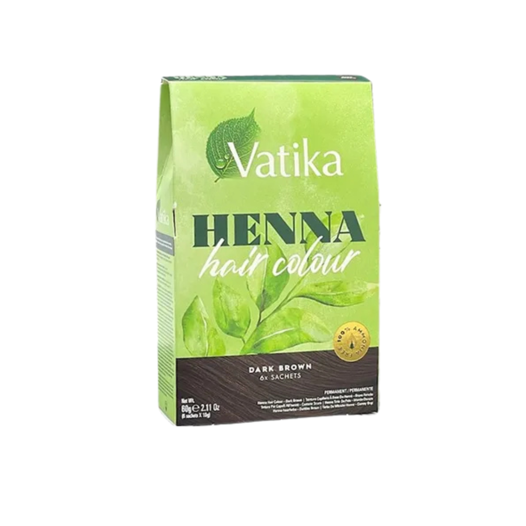 Vatika Henna Permanent Hair Color Dark Brown