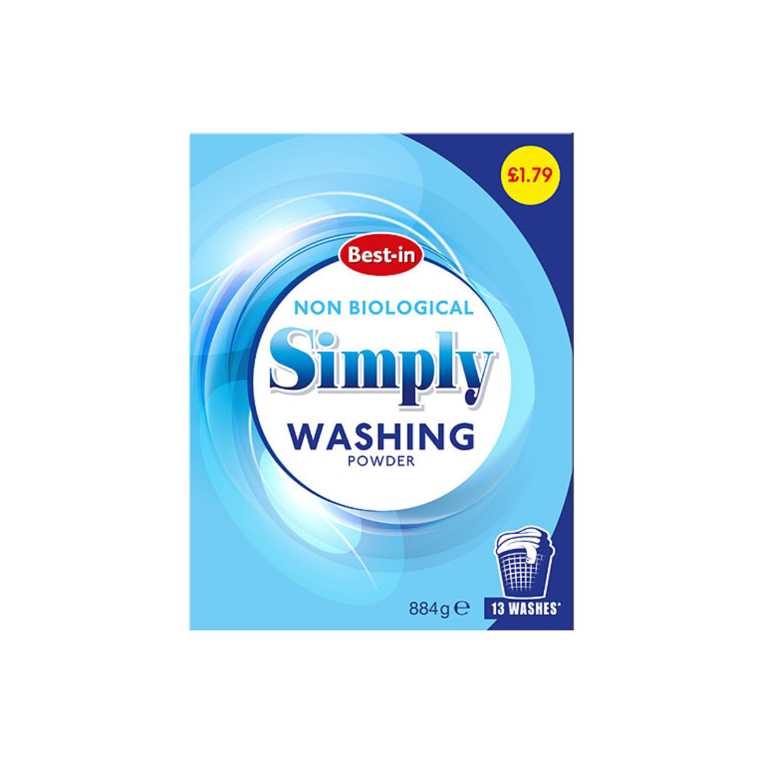 Bestin Non Bio Simply Washing Powder 884g