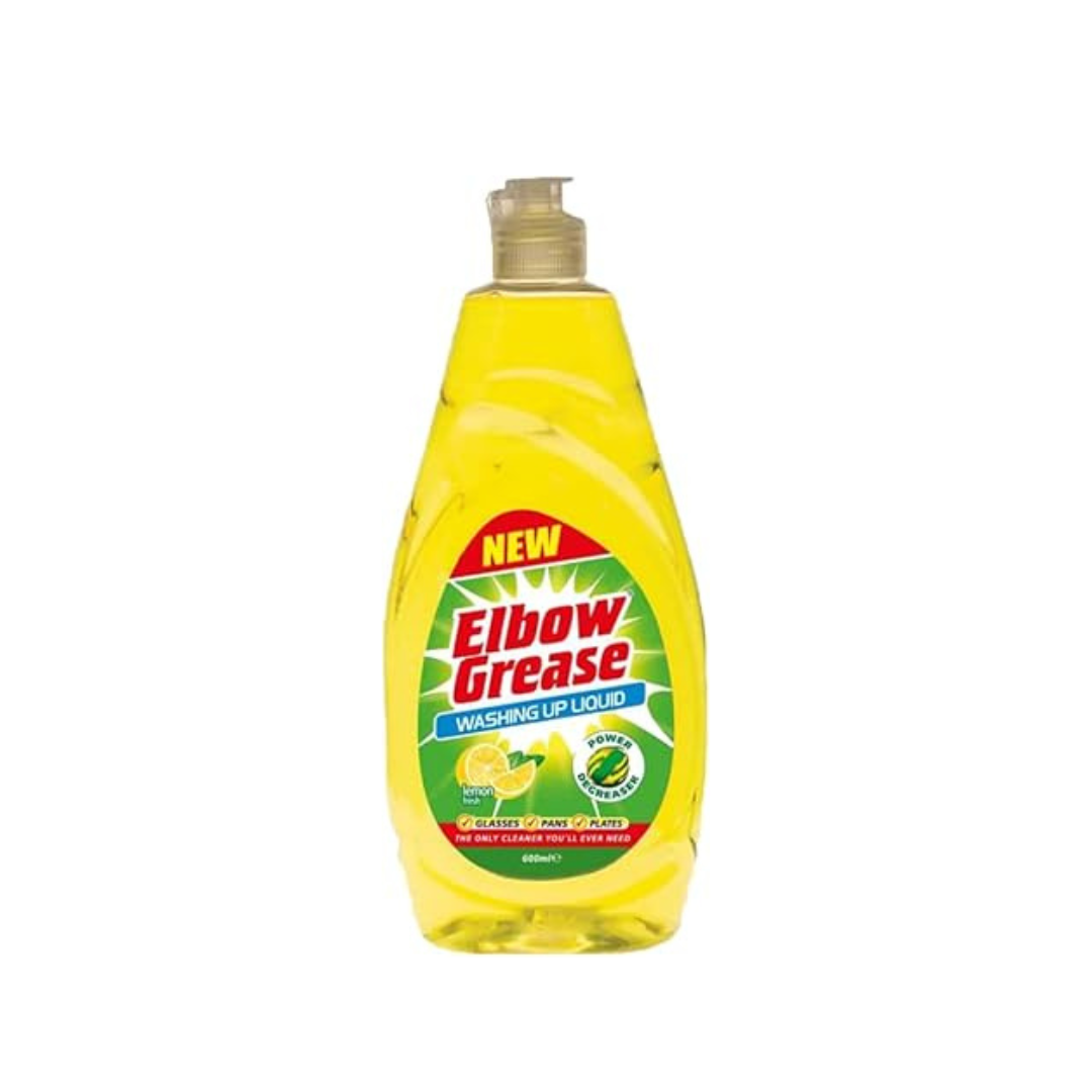 Elbow Grease Washing Up Liquid Lemon 600g