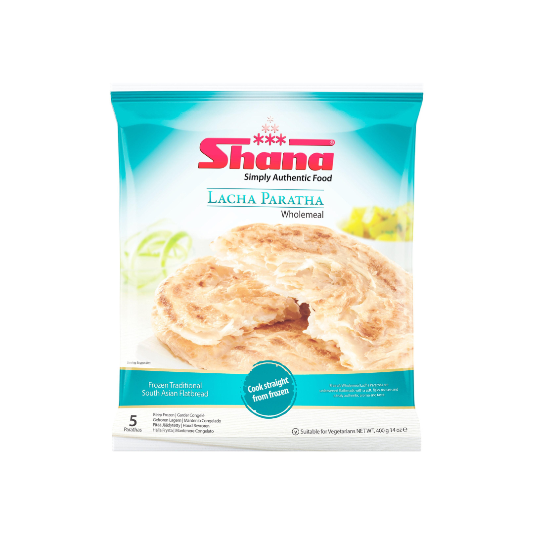 Shana Lacha Paratha Wholemeal 5 Pieces 400g