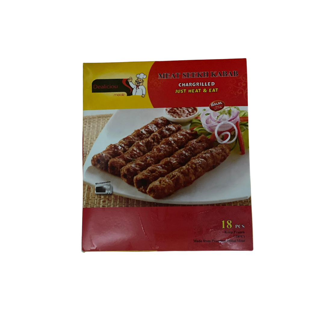 Dealiciou Meat Seekh Kebab Chargrilled 18Pcs