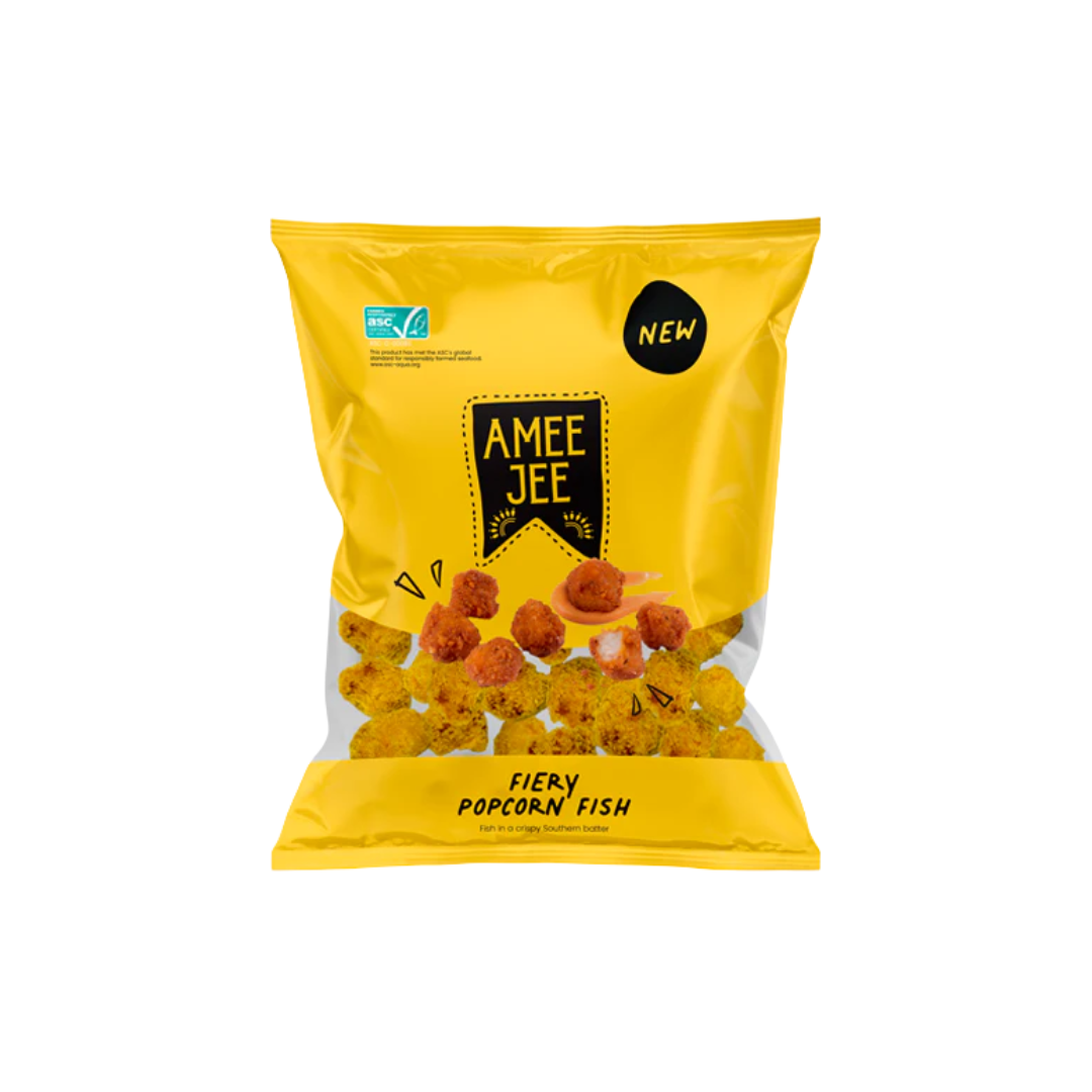 Amee Jee Fiery Popcorn Fish (650g)