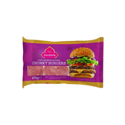 Zulekha 6 Beef Quarter Pounder Chunky Burgers 678g