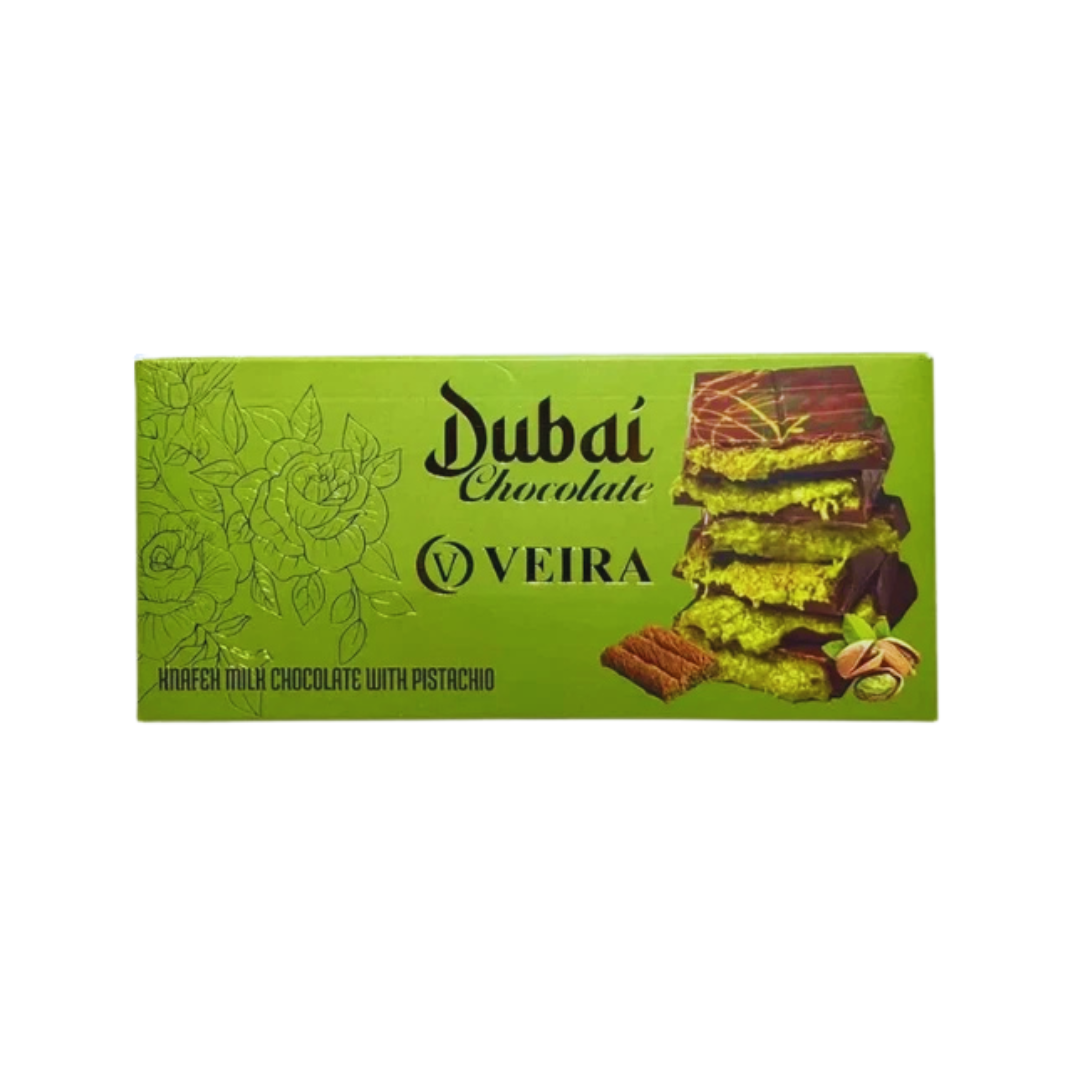 Veira Pistachio Dubai Chocolate Bar 200g