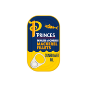 Princes Mackerel Fillets Sunflower Oil 125G