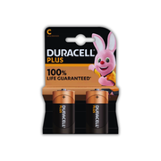 The Duracell Plus Power +100% C LR14 Batteries