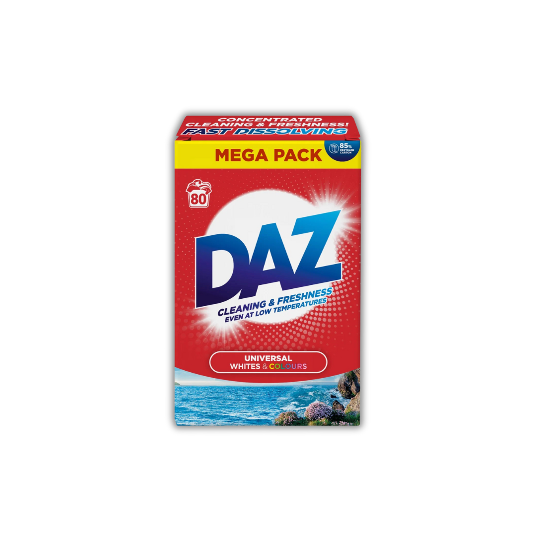 Daz Washing Powder For Whites & Colours 125 Washes