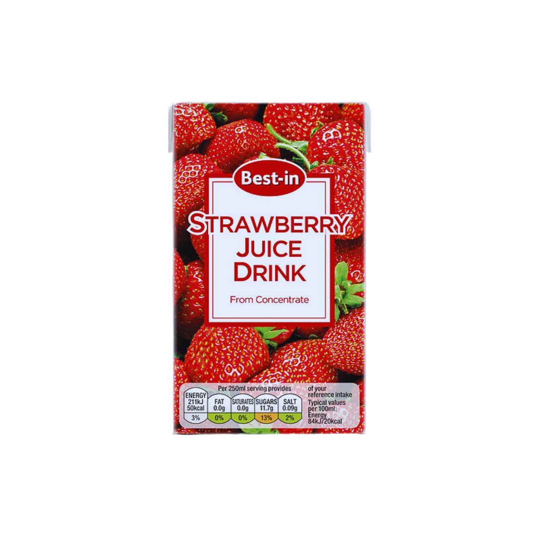 Bestin Strawberry Juice Drink 250ml