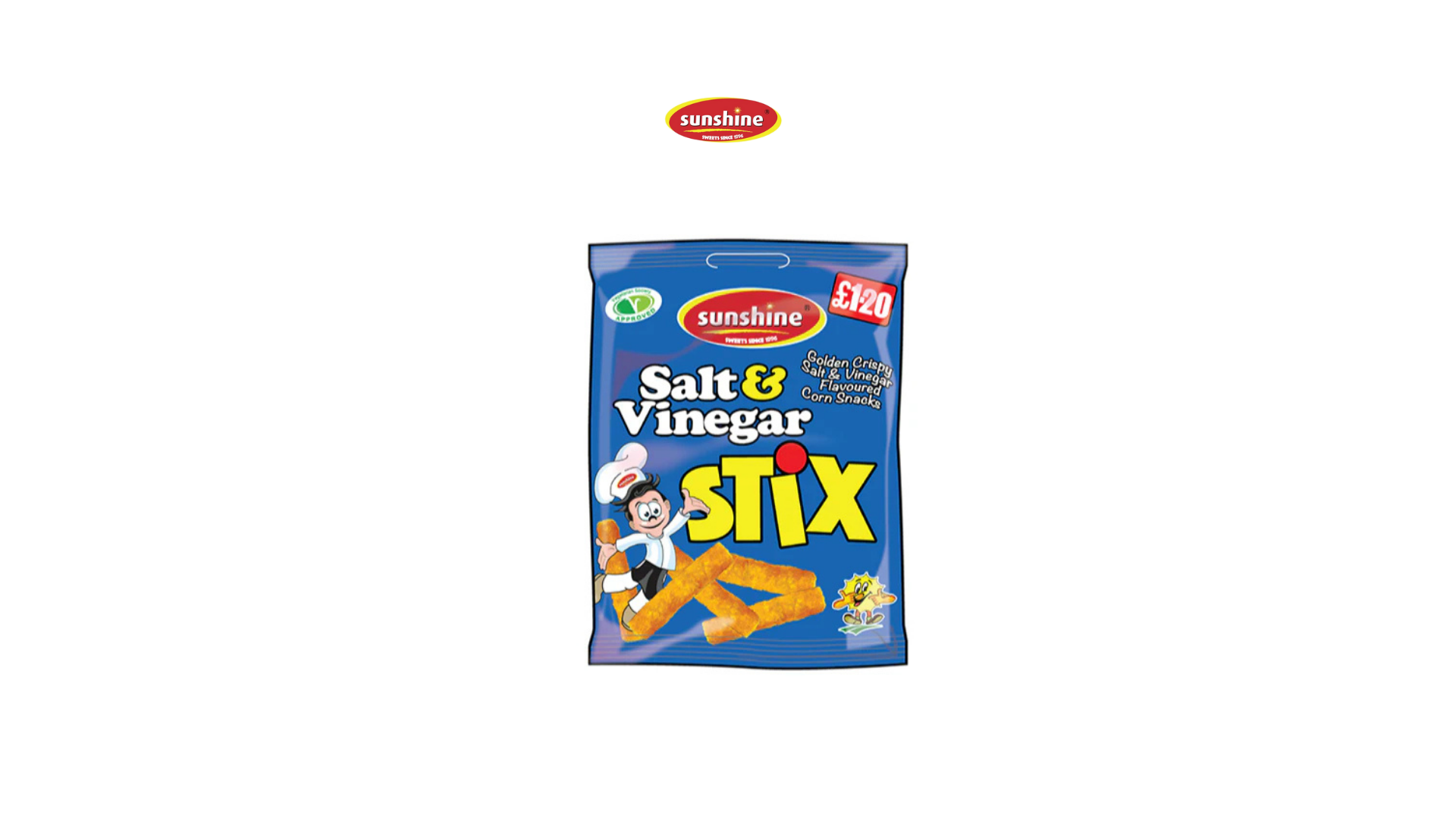 Sunshine - Salt & Vinegar Stix  - 100g