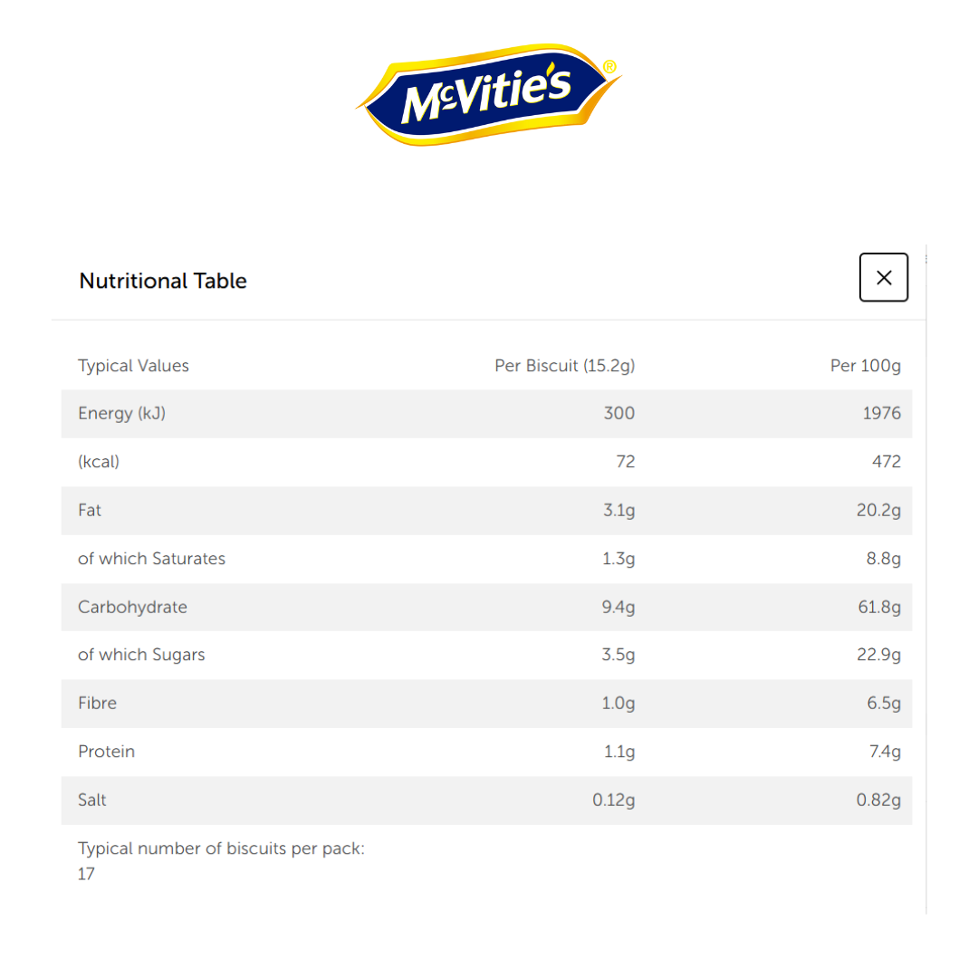 McVitie's Original Hobnobs Biscuits - The Oaty One 255g