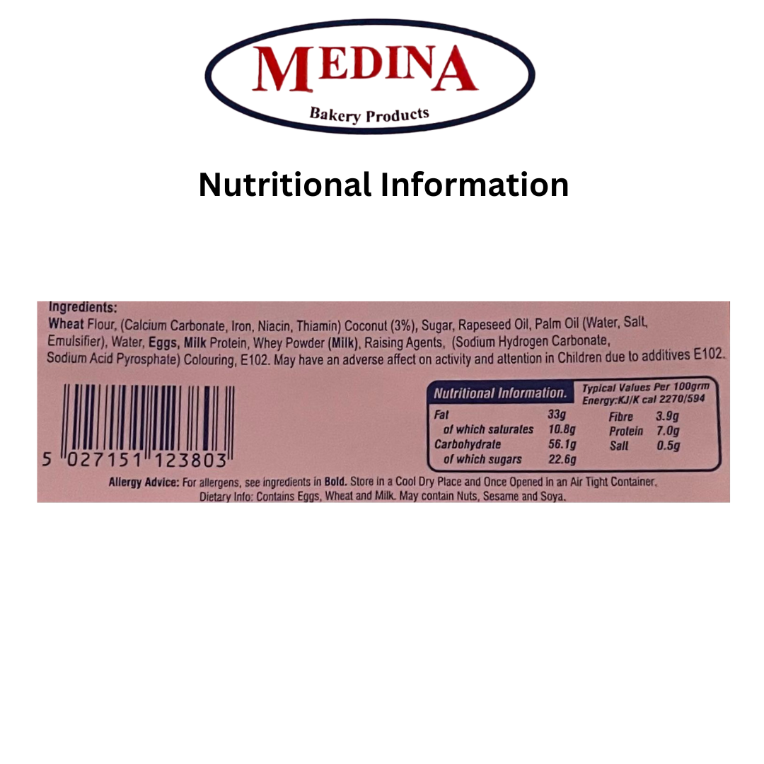 Medina Coconut Cookies 225g