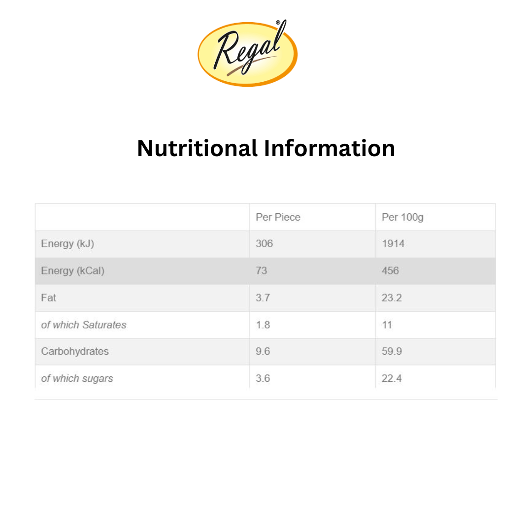 Regal Egg Free Nan Khatie Cookies 18 pcs