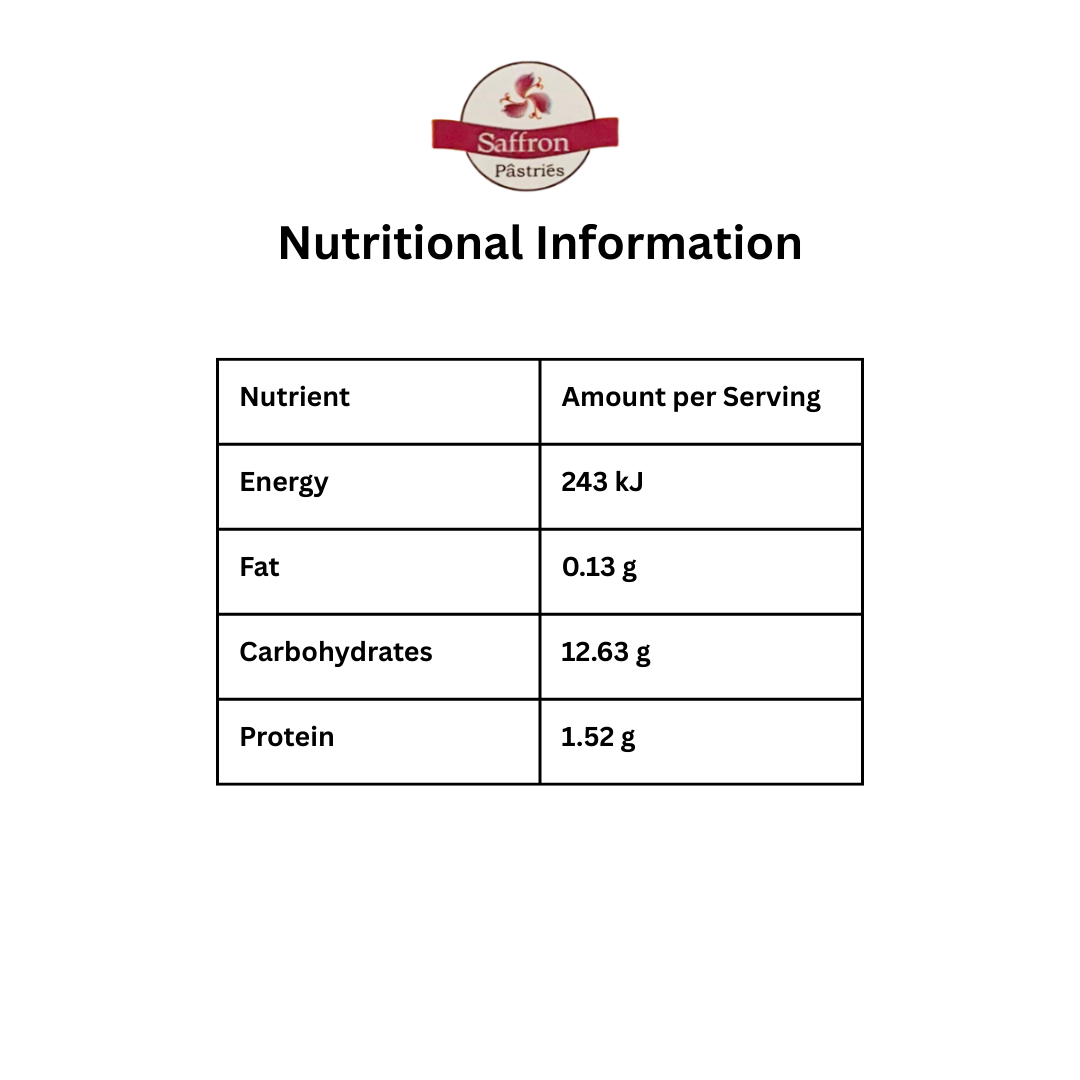 Saffron Delight Fruit Slices – 5 pcs