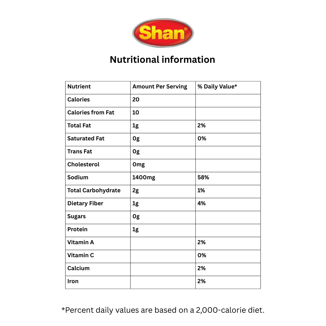 Shan Murgh Cholay Mix 50g