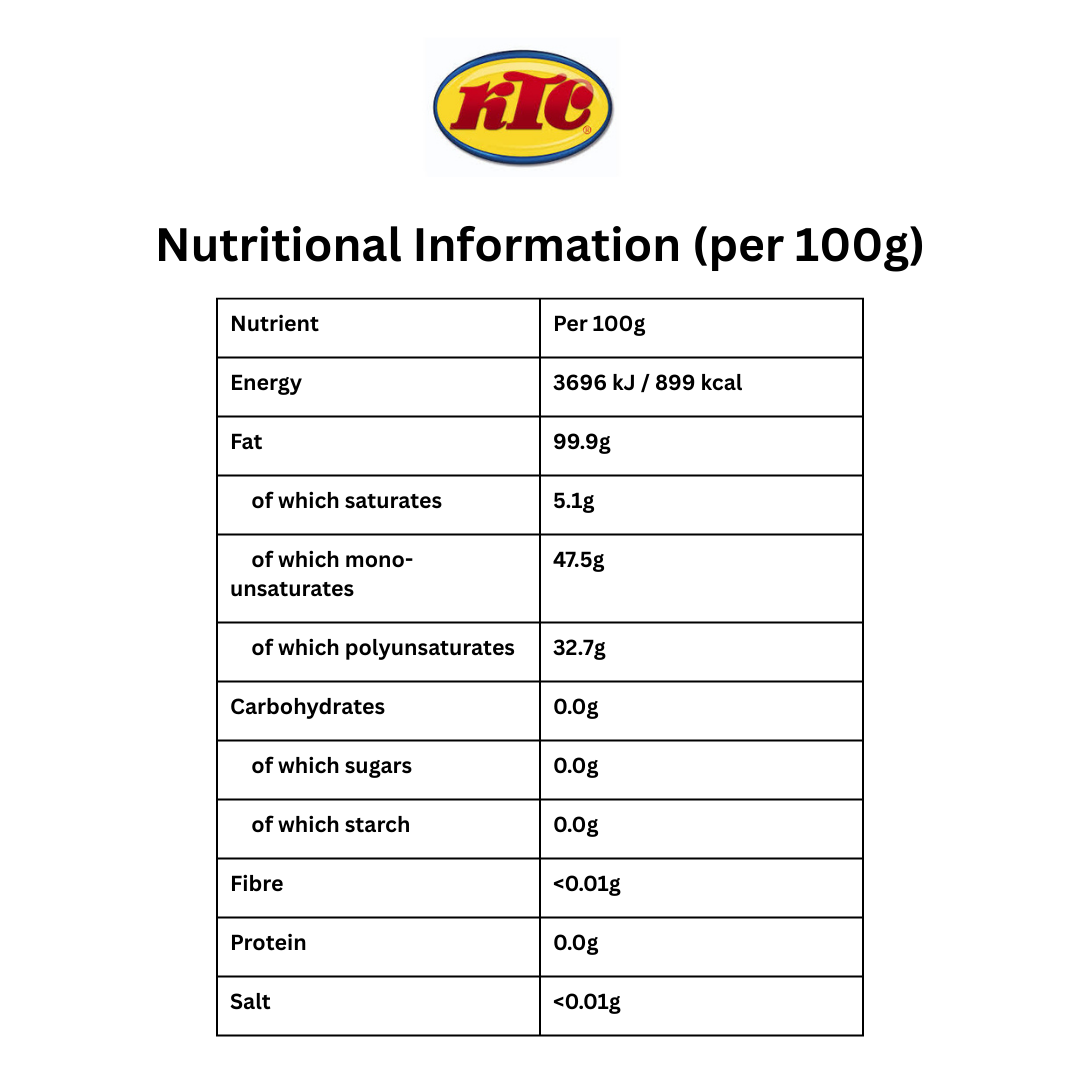KTC Premium Quality Edible Mustard Oil Blend – 1 Litre