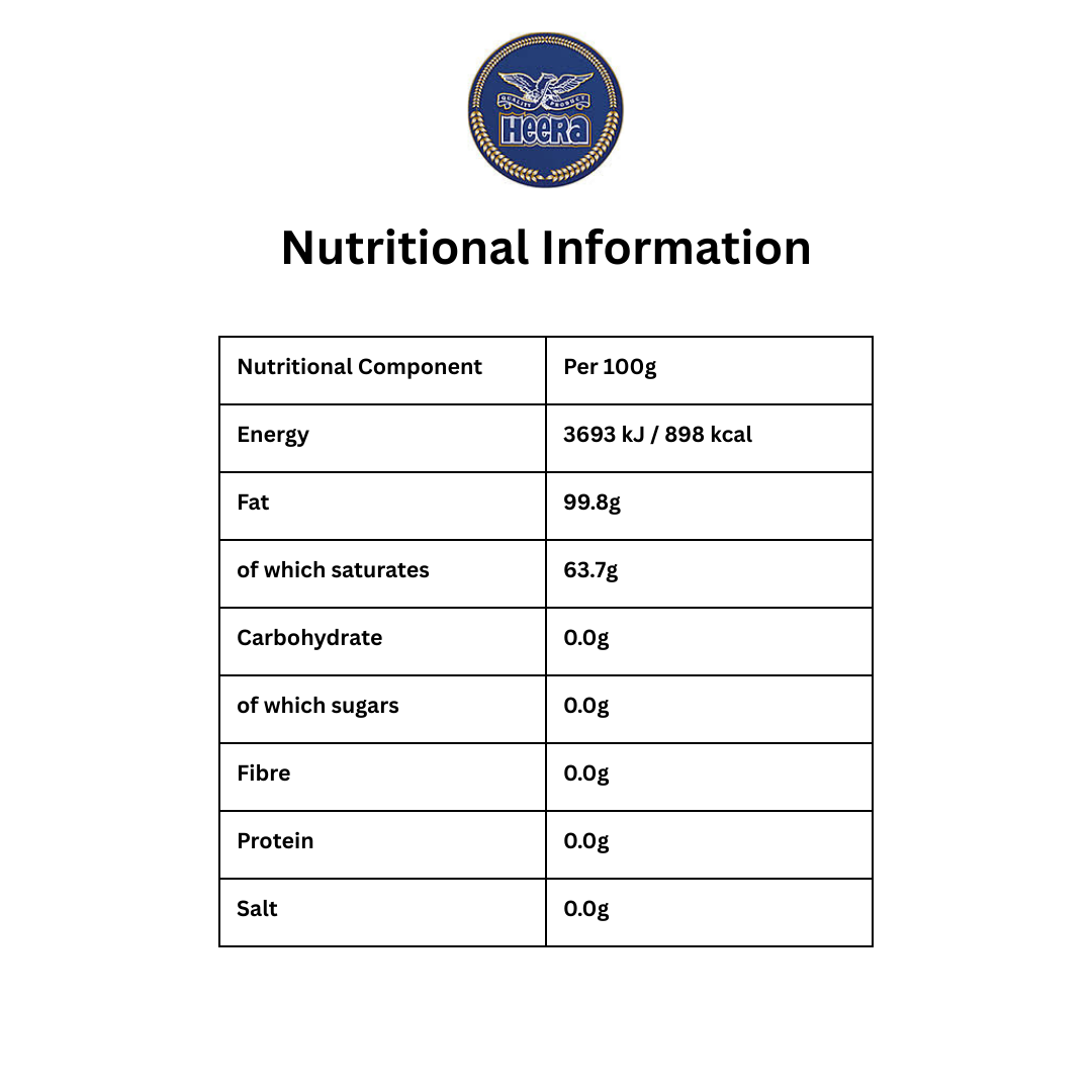Heera Pure Butter Ghee – 500g