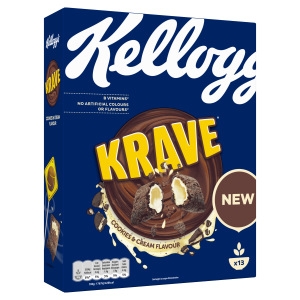 Kellogg’s Krave Cookies and Cream Cereal 375g