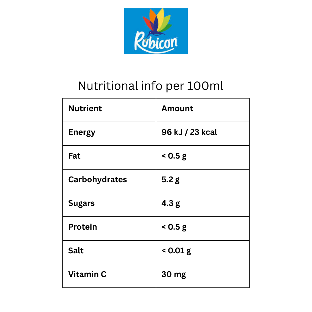 Rubicon Mango Still Juice Drink 1L