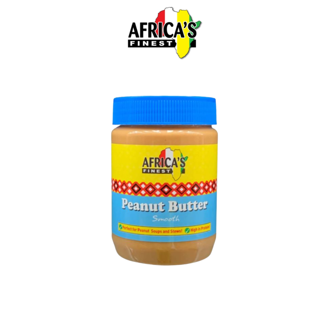 Africa's Finest Peanut Butter 500g - No Added Sugar & Smooth Variants