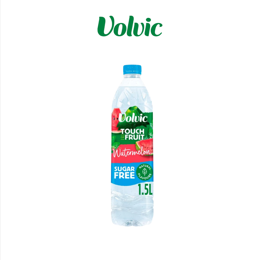 Volvic Touch of Fruit Sugar Free Watermelon Natural Flavoured Water 1.5L