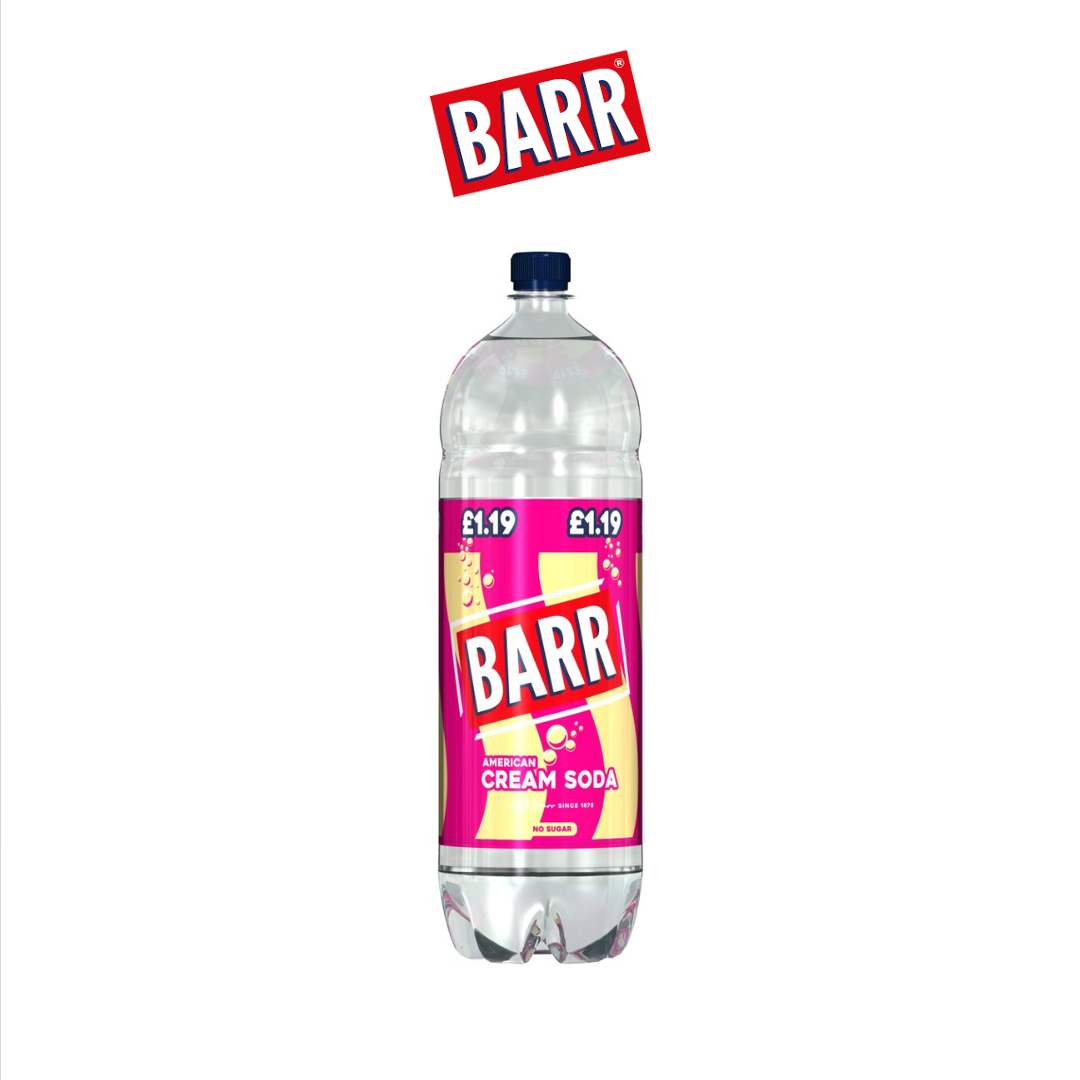 Barr American Cream Soda 2 Litre