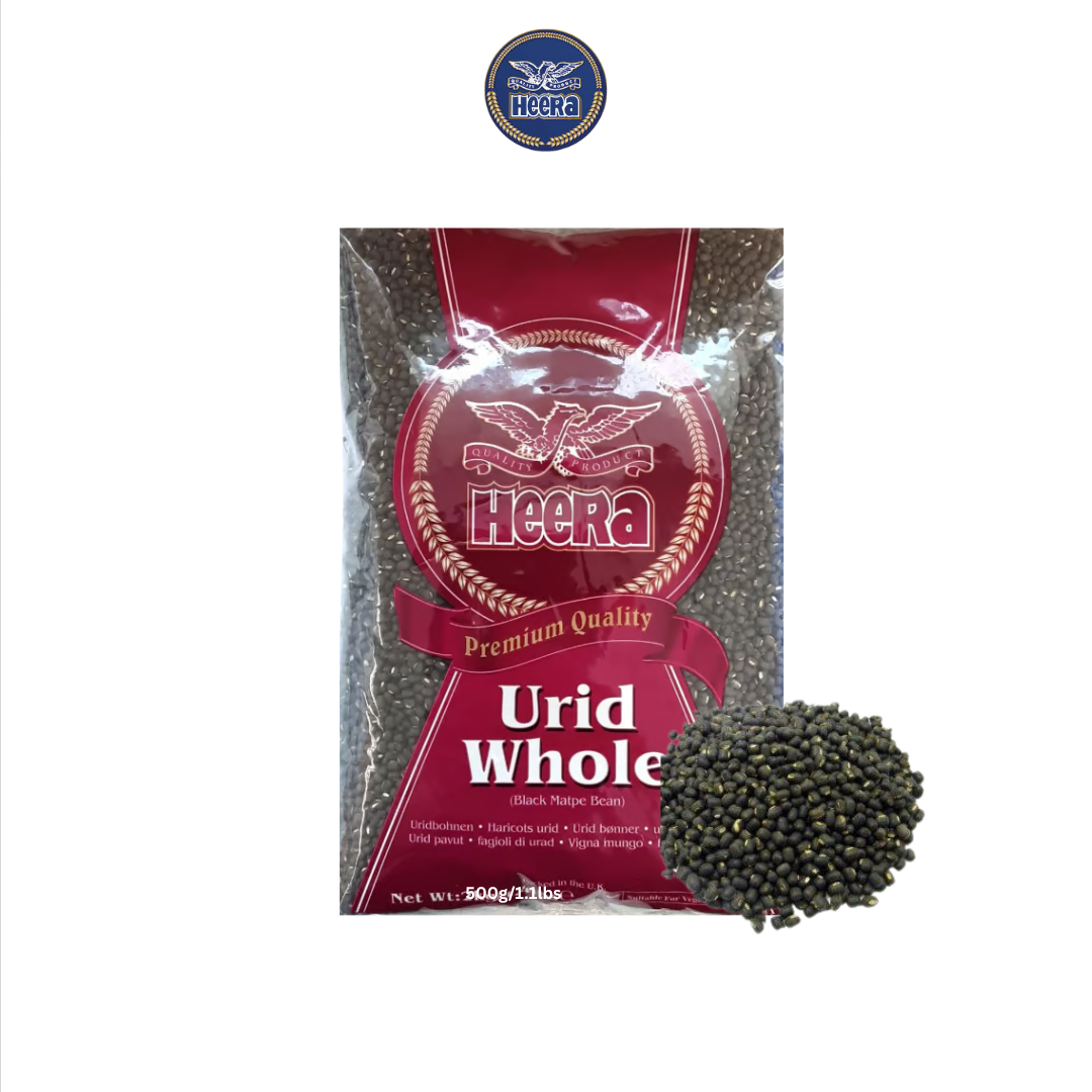 Heera Urid Whole - 500g & 2kg Options | Sabut Urad Dal