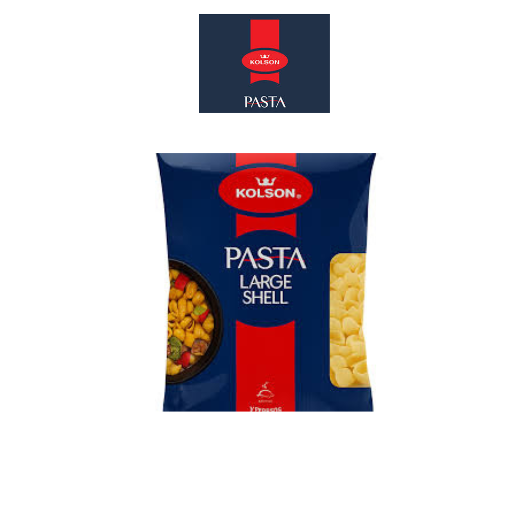 Kolson Pasta Variety Pack - 400g | Ridged Pasta, Large Shell, Penne, Large Elbow