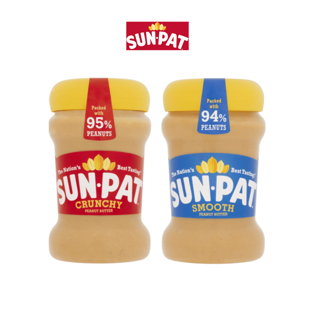Sun-Pat Peanut Butter - Crunchy & Smooth Variants