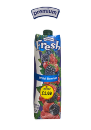 Premium Fresh  Wild Berry Juice– 1 L